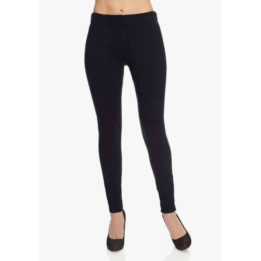 Miraclebody by Miraclesuit Black Ponte Leggings‎ Size 12 Tummy Control NWT